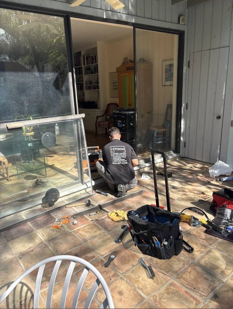 Sliding glass door repair in Cypress TX